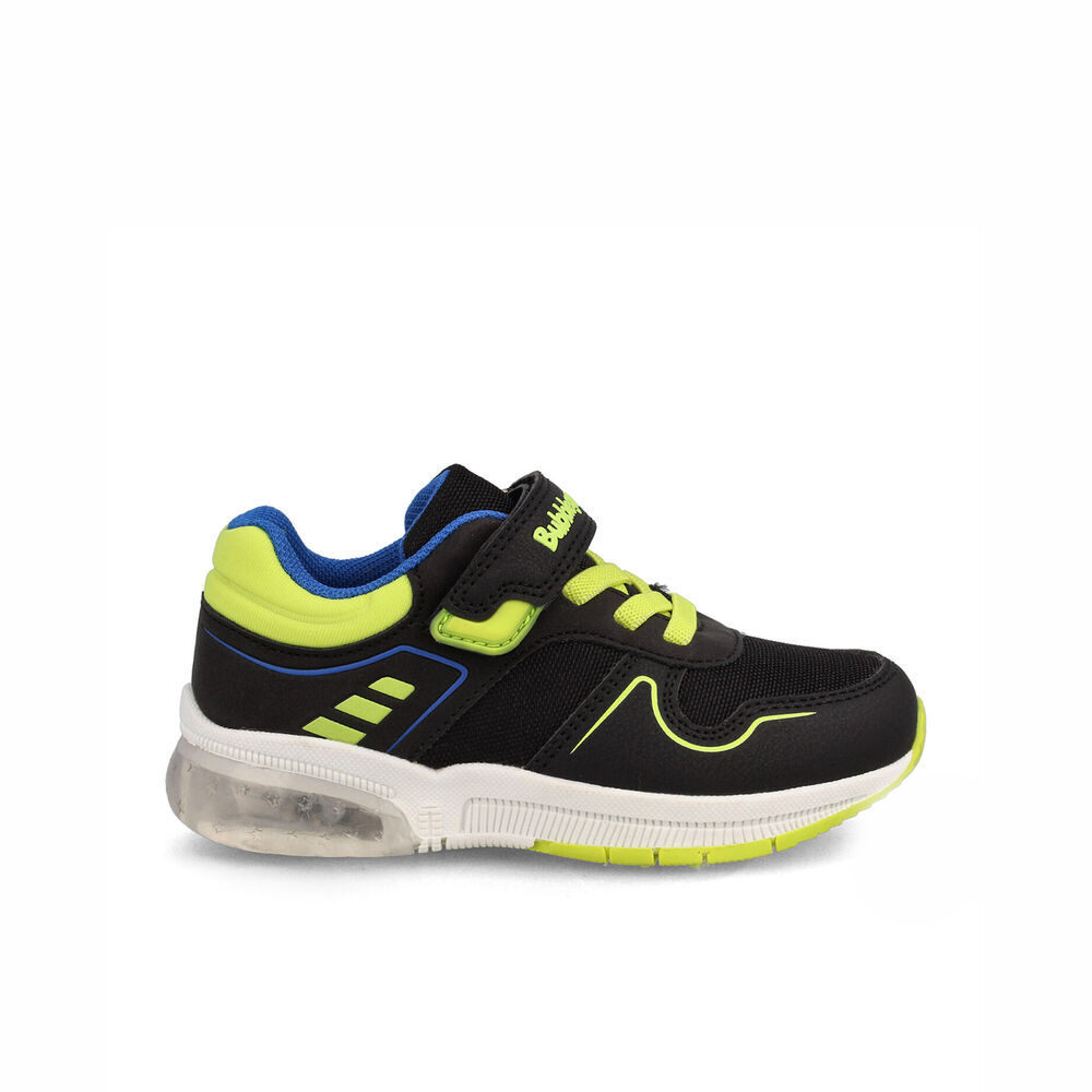 Zapatilla Niño Bubblegummers Ocean Negro - Verde Lima image number 0.0